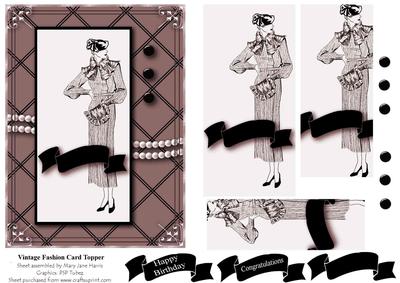 Elegant Vintage Fashion Topper 1