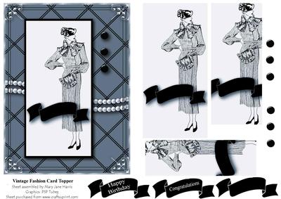Elegant Vintage Fashion Topper 2