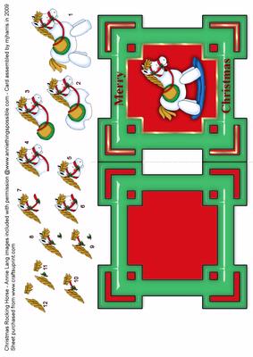 Christmas Rocking Horse Step-by-step