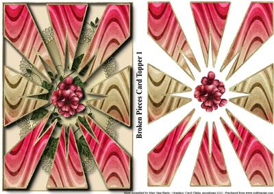 Broken Pieces Card Topper 1