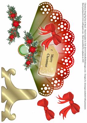 Christmas Swag/tag Fan & Stand
