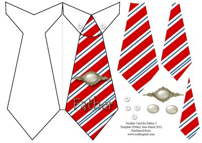 Necktie Card for Father 2