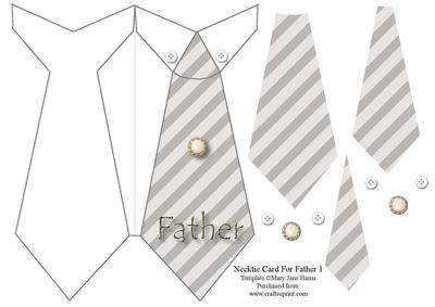 Necktie Card for Father 1