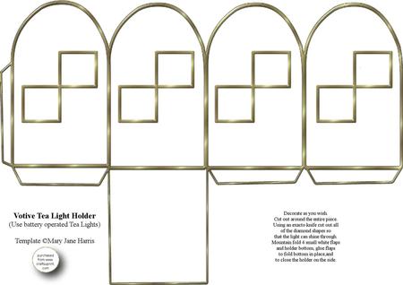 Votive Tea Light Holder 2