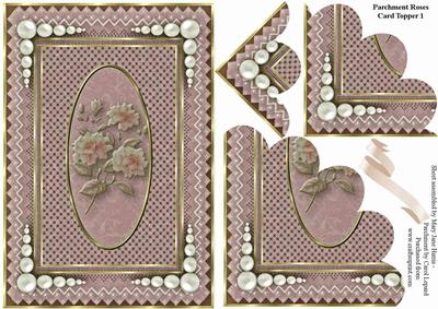 Parchment Roses Topper 3