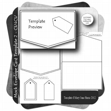 Mock Envelope Card Template 2 - Cu4cu