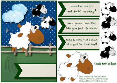 Countin' Sheet Card Topper