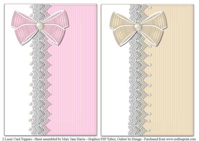 2 Lacey Card Toppers 1 - Cu
