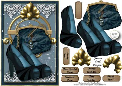 Glamor Card Topper 1