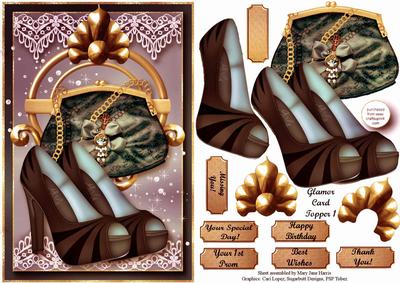 Glamor Card Topper 3
