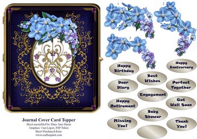 Journal Cover Card Topper 1