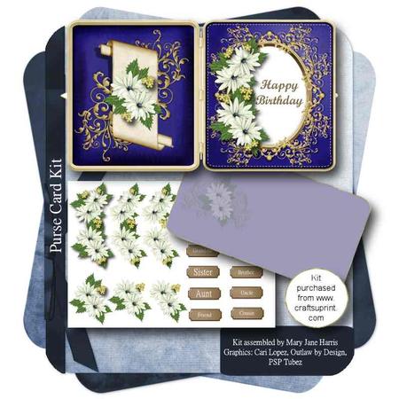 Happy Birthday Book Style Card Kit