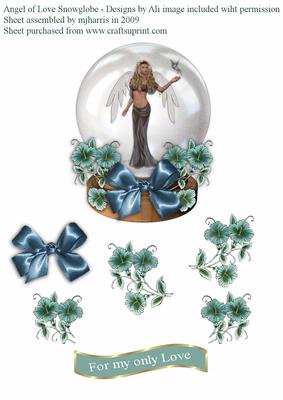 Angel of Love Snowglobe