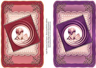 Apple Blossom Card Toppers