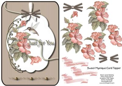 Sweet Mystique Card Topper 2