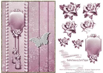 Subtle Beauty Card Topper 1