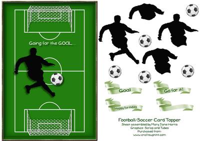 Football/soccer Card Topper