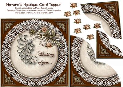 Nature's Mystique Corner Stacker Card Topper 2