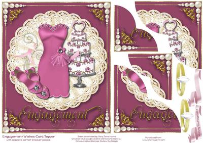 Engagement Wishes Card Topper 1