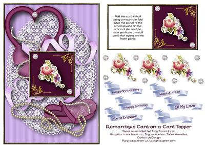 Romantique Card-on-a-card Topper 1