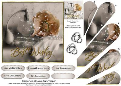 Elegance of Love Fan Topper