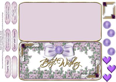Best of Wishes Dl Card