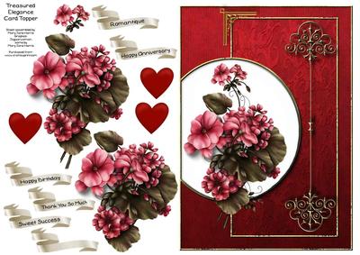 Treasured Elegance Card Topper 1