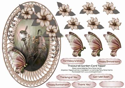 Treasured Garden Card Topper 3