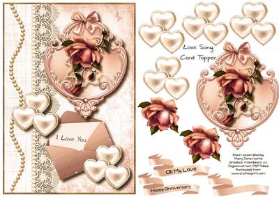 Love Song Card Topper 2