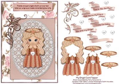 My Angel Card Topper