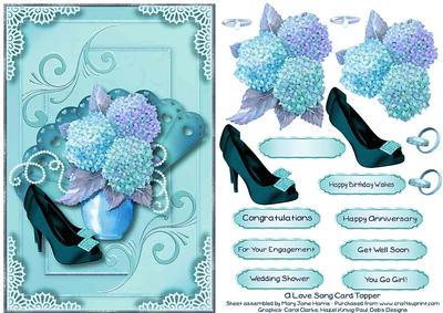 A Love Song Card Topper 3