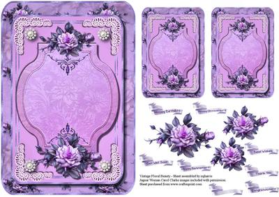 Beautiful Vintage Flower Topper 1