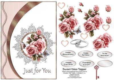 Sweet Bliess Card Topper 2