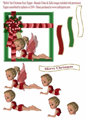 Hollie the Christmas Fairy Topper