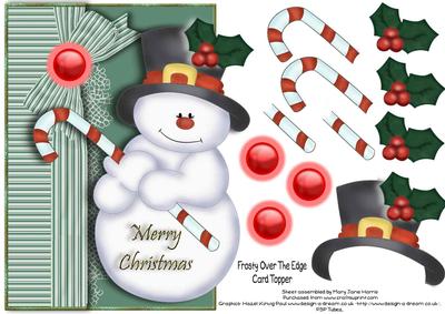 Frosty Over the Edge Card Topper