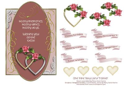 One Fine Day Card Topper 1
