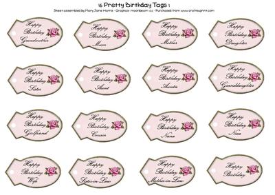 16 Pretty Birthday Tags 1