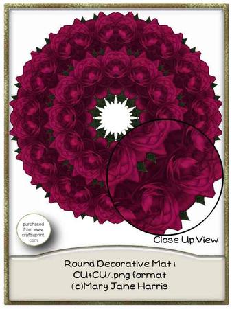 Round Decorative Mat 1 - Cu4cu