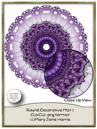Round Decorative Mat 5 - Cu4cu