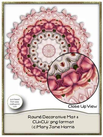 Round Decorative Mat 8 - Cu4cu