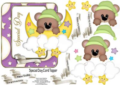 Special Day Card Topper Girl