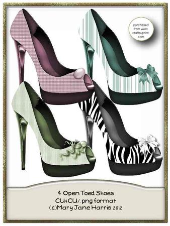 4 Open Toed Shoes - Cu4cu