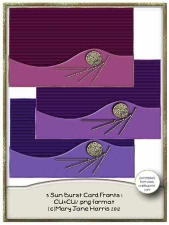 3 Sun Burst Card Fronts 1 - Cu4cu