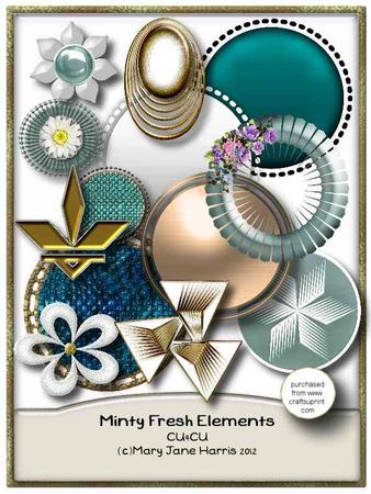 Minty Fresh Elements - Cu4cu