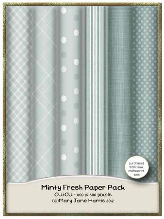Minty Fresh Paper Pack - Cu4cu
