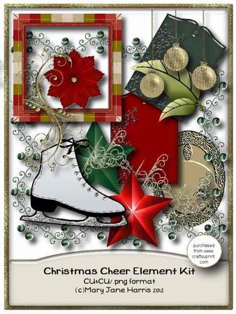 Christmas Cheer Element Kit - Cu4cu