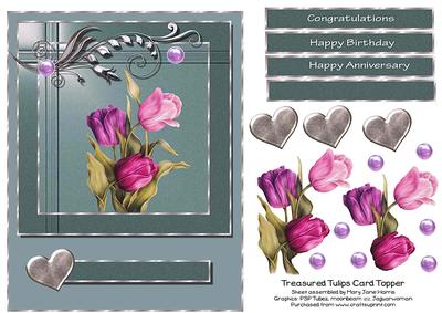 Treasured Tulips Topper 1