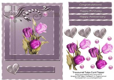 Treasured Tulips Topper 2