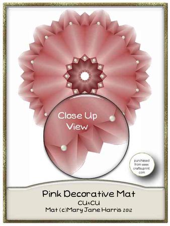 Pink Decorative Mat - Cu4cu