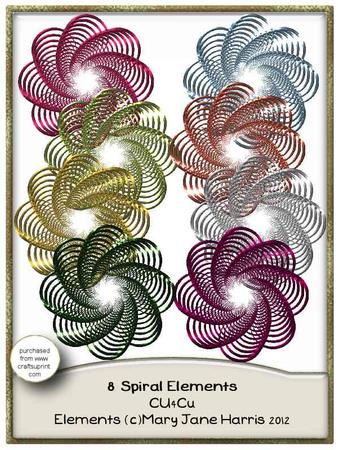8 Spiral Elements - Cu4cu